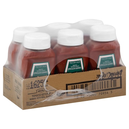 HEINZ Heinz Jalapeno Ketchup 14 oz. Bottle, PK6 00013000709545